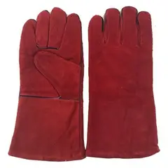 ROZENBERG SPA - Pack 3 Pares Guantes Para Soldar Descarne Rojo Estandar