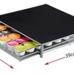 ROZENBERG SPA - Porta Cápsulas De Café Organizador Estante Cajón 36u
