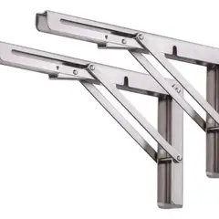 ROZENBERG SPA - Soporte Plegable Triangular Tipo K De Acero Inoxidable