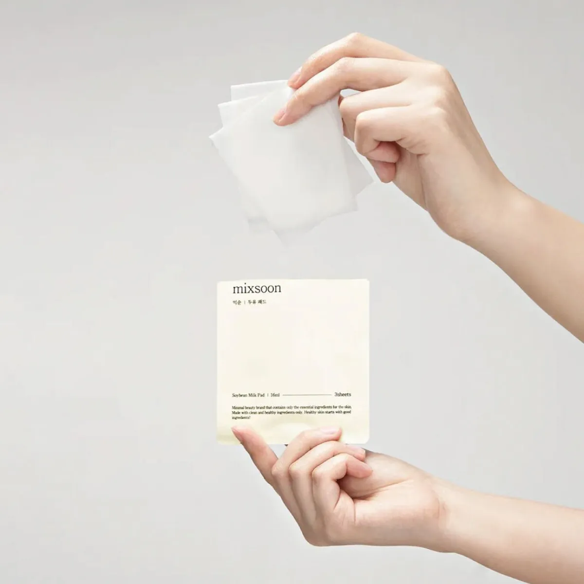 MIXSOON - Almohadillas hidratantes calmantes con soya fermentada 1 und