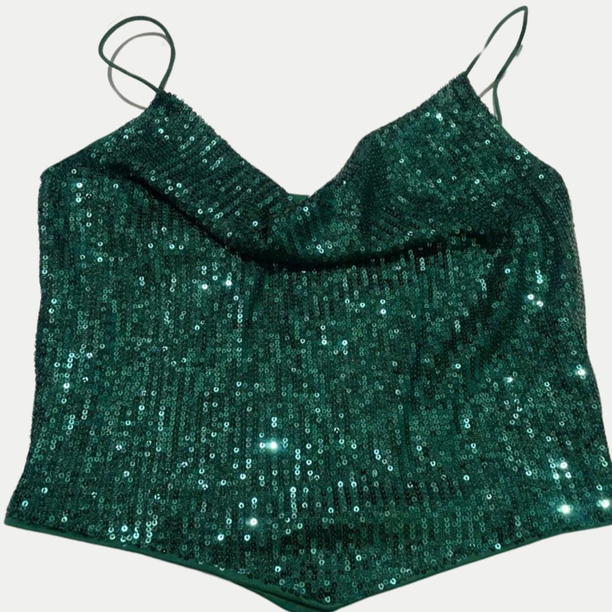 ARRAKASTA - Top corto de lentejuelas