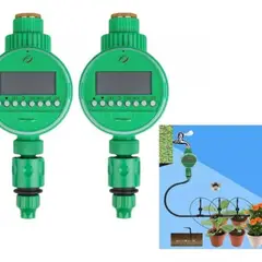 ROZENBERG SPA - Pack 2 Riego Programador Automatico Timer Digital