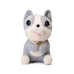 CHINITOWN - Peluche Cachorro Gris 15cm
