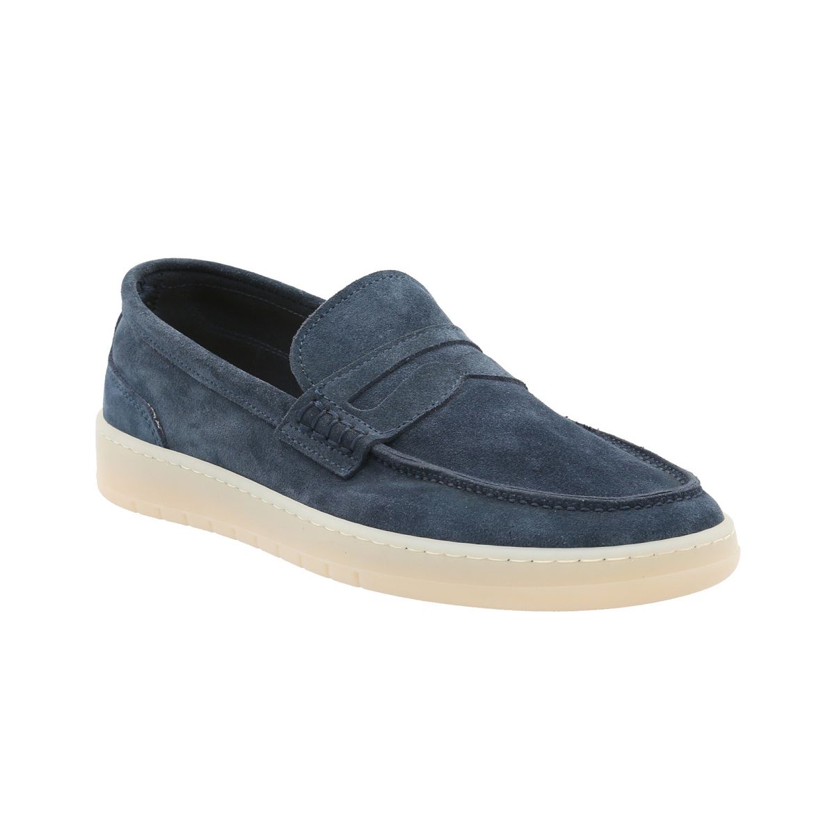 ROCKFORD - Mocasín Cuero Hombre Galvano Azul ROCKFORD
