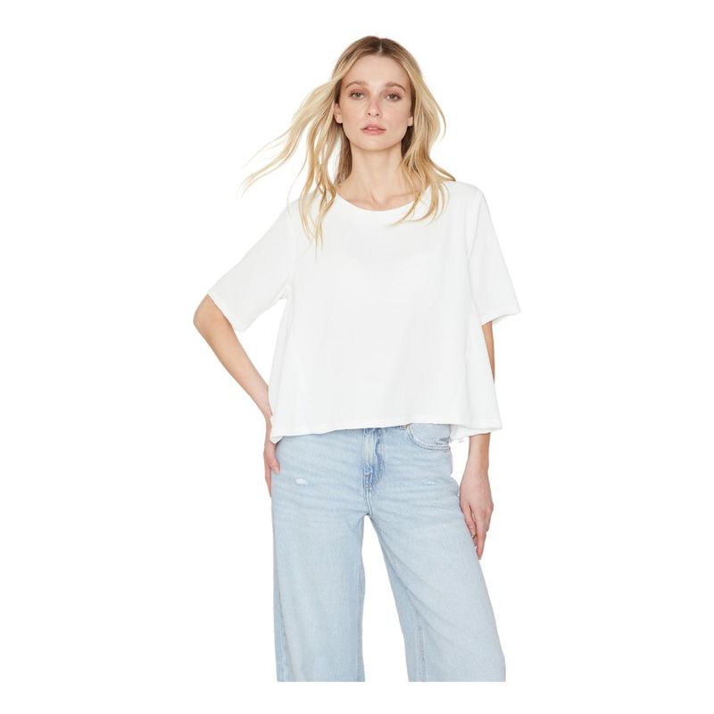 JACINTA TIENDA - Polera Val blanca Jacinta Tienda