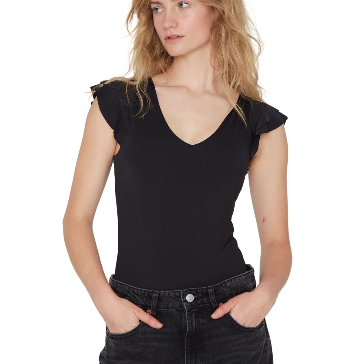 JACINTA TIENDA - Body Olimpia negro Jacinta Tienda