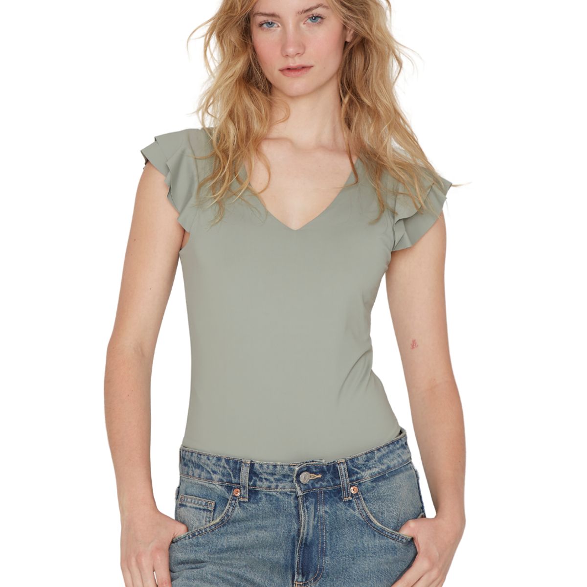 JACINTA TIENDA - Body Olimpia verde Jacinta Tienda