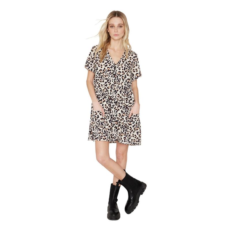 JACINTA TIENDA - Vestido Franca animal print Jacinta Tienda