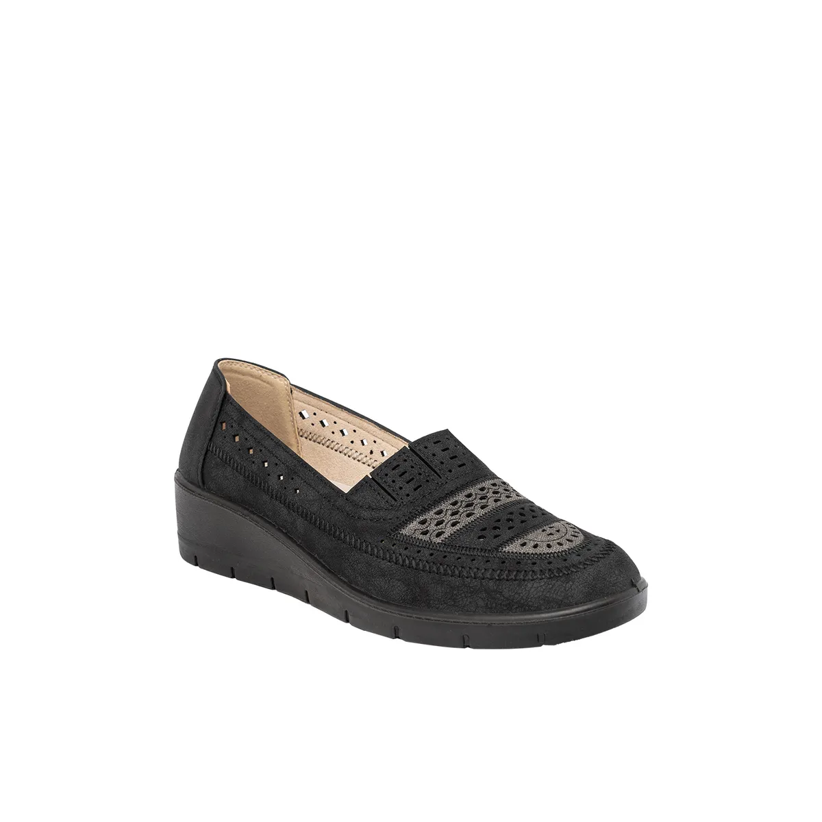 PASSER - Mocasin Mujer Negro Barva Passer