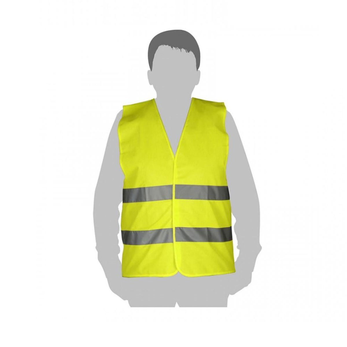 AK SPORT - Chaleco Reflactante amarillo alta visibilidad PA-K1E4