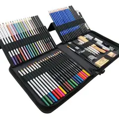 ROZENBERG SPA - Set Lapices Colores 83 Pzs Dibujo Profesional Estuche