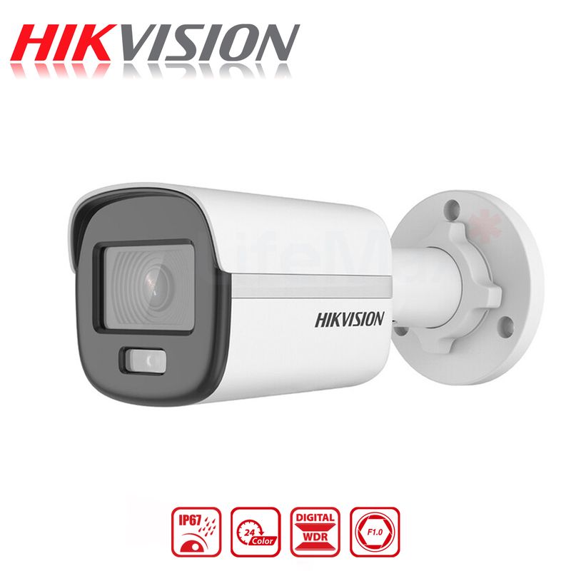 HIKVISION - Camara de Seguridad Analoga Bala Hikvision ColorVu FHD 2MP