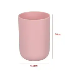 GENERICO - Vaso De Baño Cilindro Color Rosado Claro 10X65CM