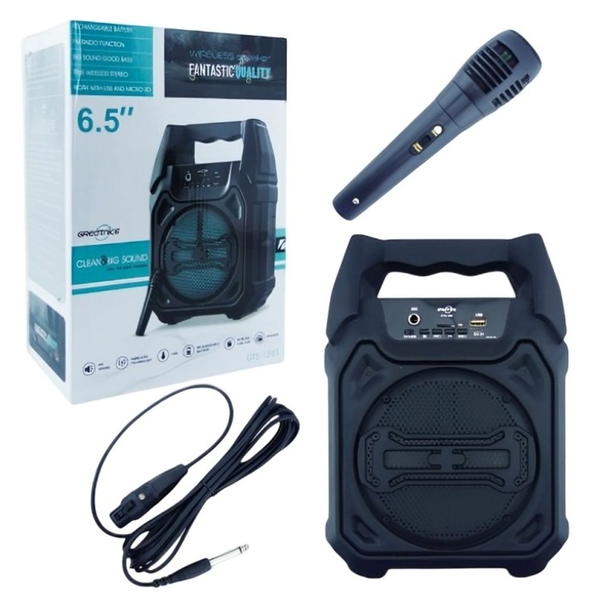OEM - PARLANTE KARAOKE PORTABLE BLUETHOOTH