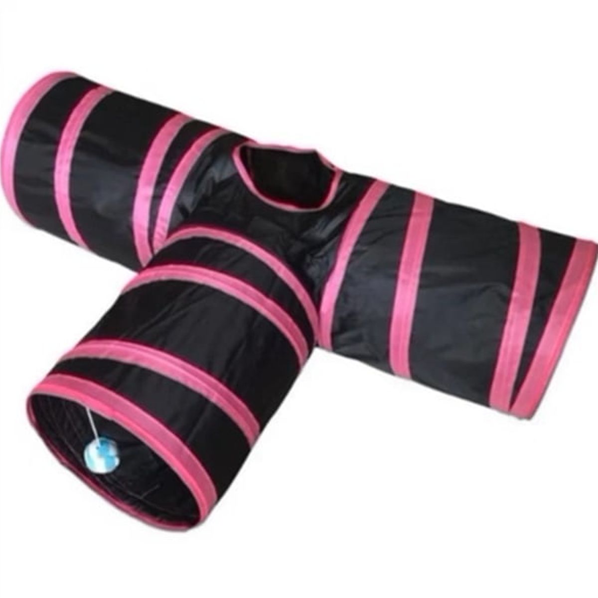 ANGELES DEL HOGAR - TUNEL JUEGO PARA GATOS 3 ORIFICIOS