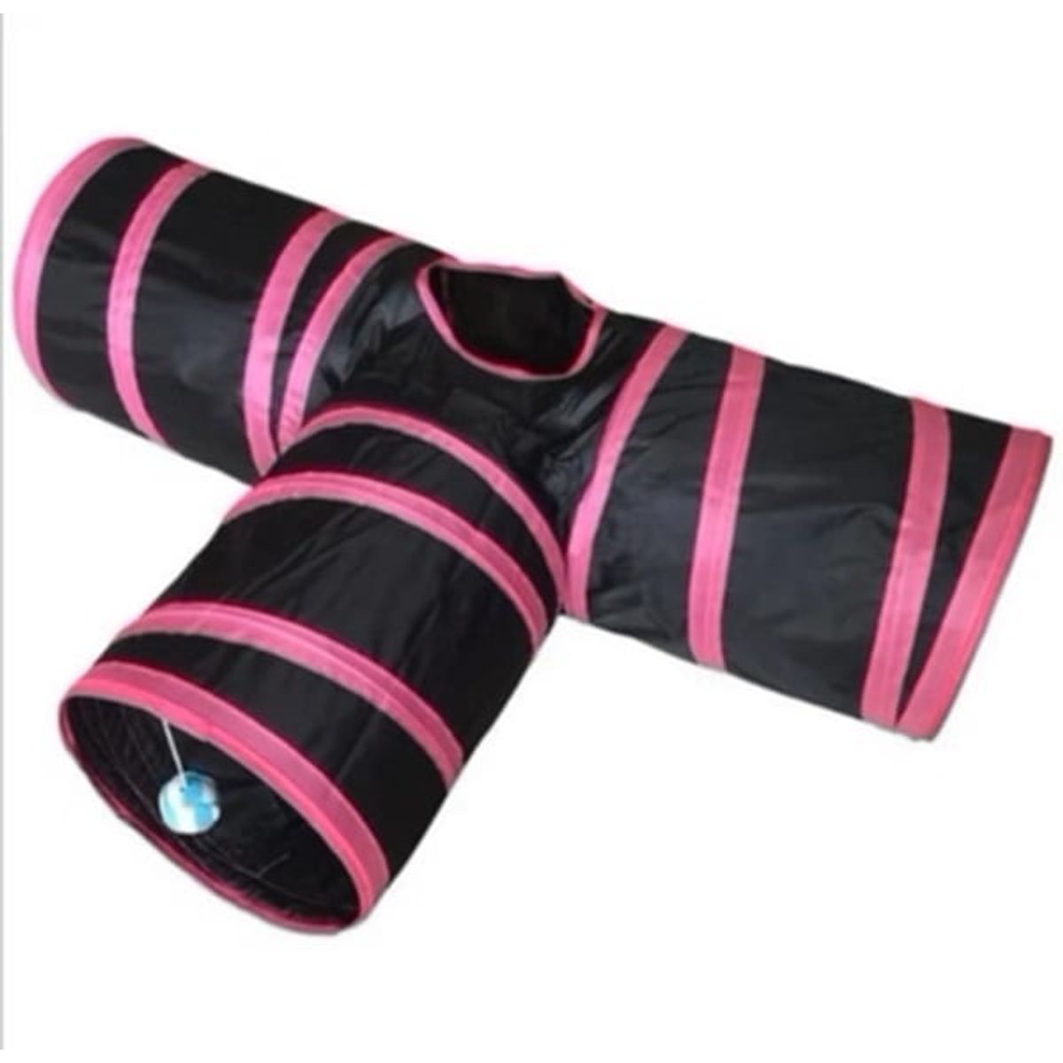 ANGELES DEL HOGAR - TUNEL JUEGO PARA GATOS 3 ORIFICIOS