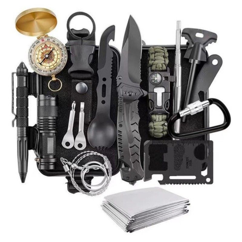 ROZENBERG SPA - Kit Herramientas De Supervivencia Camping