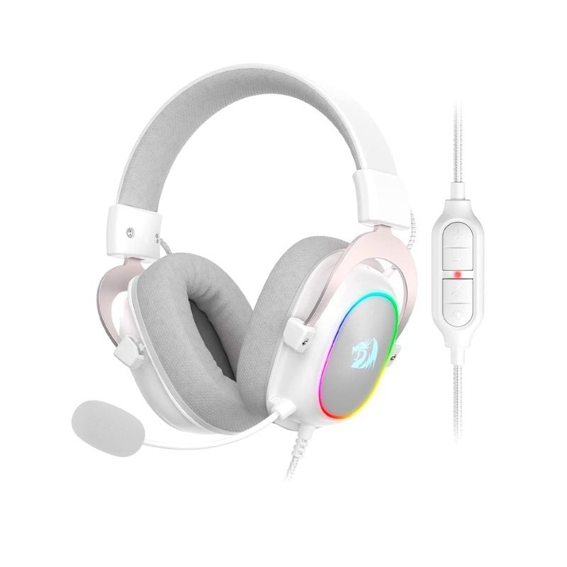 REDRAGON - Audífonos Gamer Redragon Zeus X H510 RGB Sonido 7.1 Blanco
