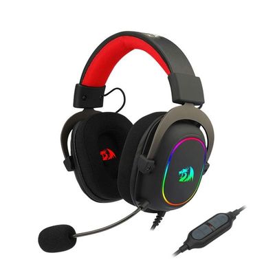 Imagen 2 del producto Audifonos Gamer Con Cable Over Ear Zeus X H510 RGB - Negro