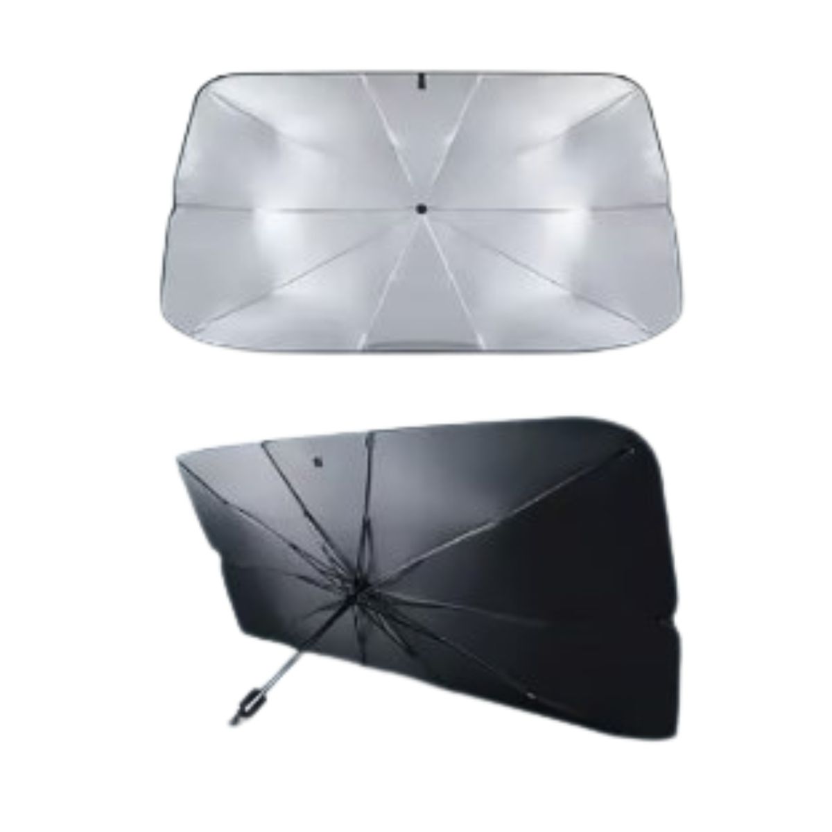 GENERICO - Quitasol Parasol Parabrisas Auto Tipo Sombrilla Cubre Sol