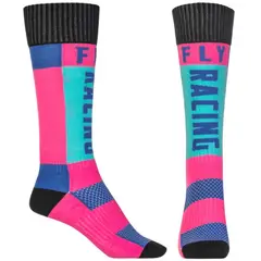 FLY - Calcetas Mujer RACING MX THICK Rosadas
