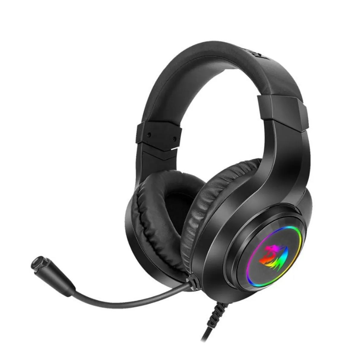 REDRAGON - Audifonos Gamer Con Cable Over Ear Redragon Hylas H260 RGB U Negro