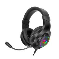 Audifonos Gamer Con Cable Over Ear Hylas H260 RGB U Negro