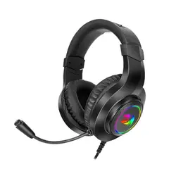 REDRAGON - Audífonos Gamer Hylas H260 RGB U Negro