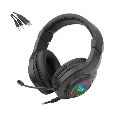 Imagen 2 del producto Audifonos Gamer Con Cable Over Ear Hylas H260 RGB U Negro