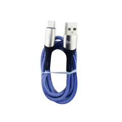 OEM - CABLE USB A TYPE-C PUNTA METAL BULUD 1 METRO 6A FAST CHARGE