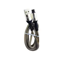 OEM - CABLE USB A TYPE-C PUNTA METAL BULUD 1 METRO 6A FAST CHARGE