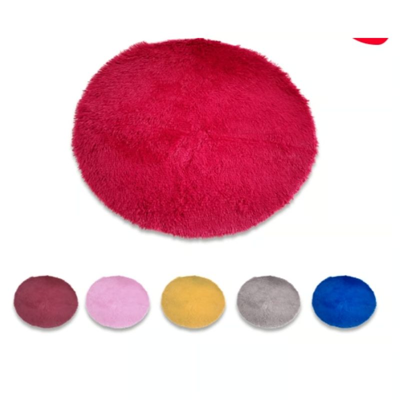 GENERICO - Alfombra Plush Felpa Color Liso 100X100CM