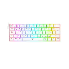 REDRAGON - Teclado Mecánico Gamer Dragonborn K630W RGB SP Blanco