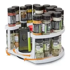 ROZENBERG SPA - Especiero Organizador Multiuso 360° 2 Niveles