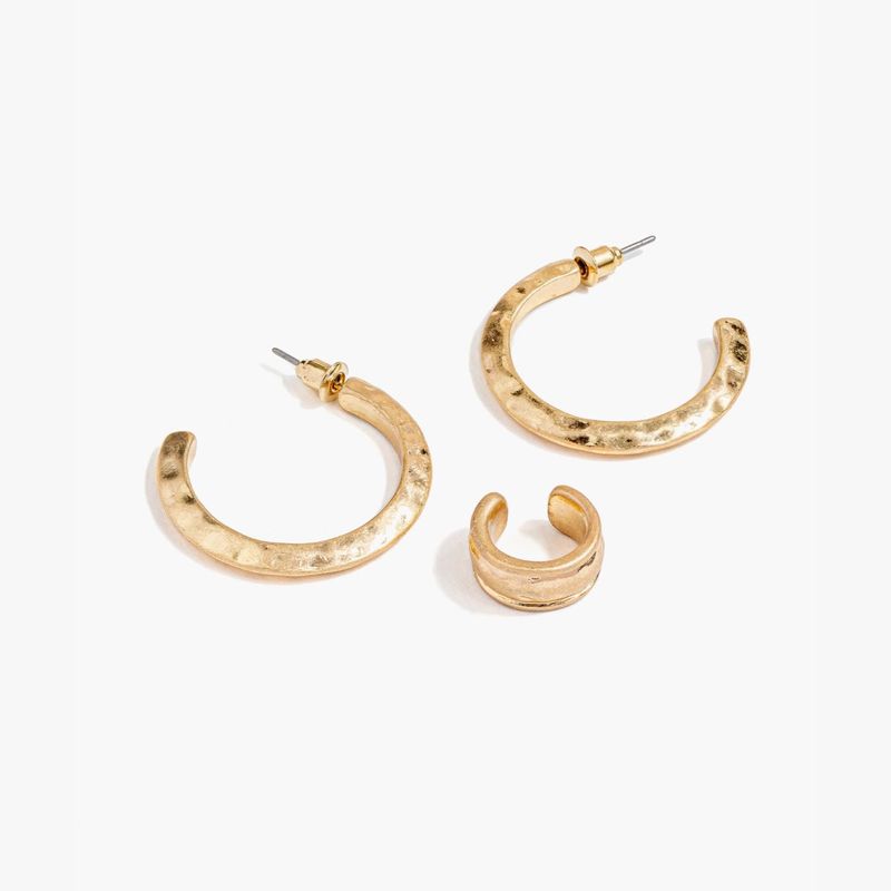 LOUNGE - Set Aros Mujer Con Cuff