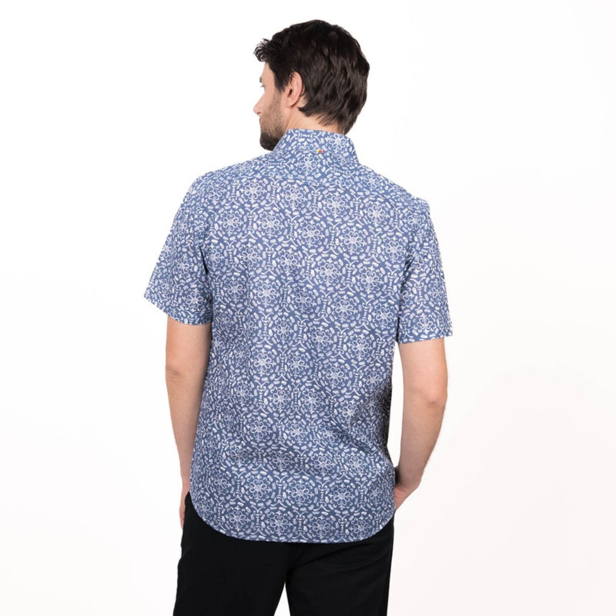 TRUVAL - Camisa M/C Estampada Slim Fit TRUVAL