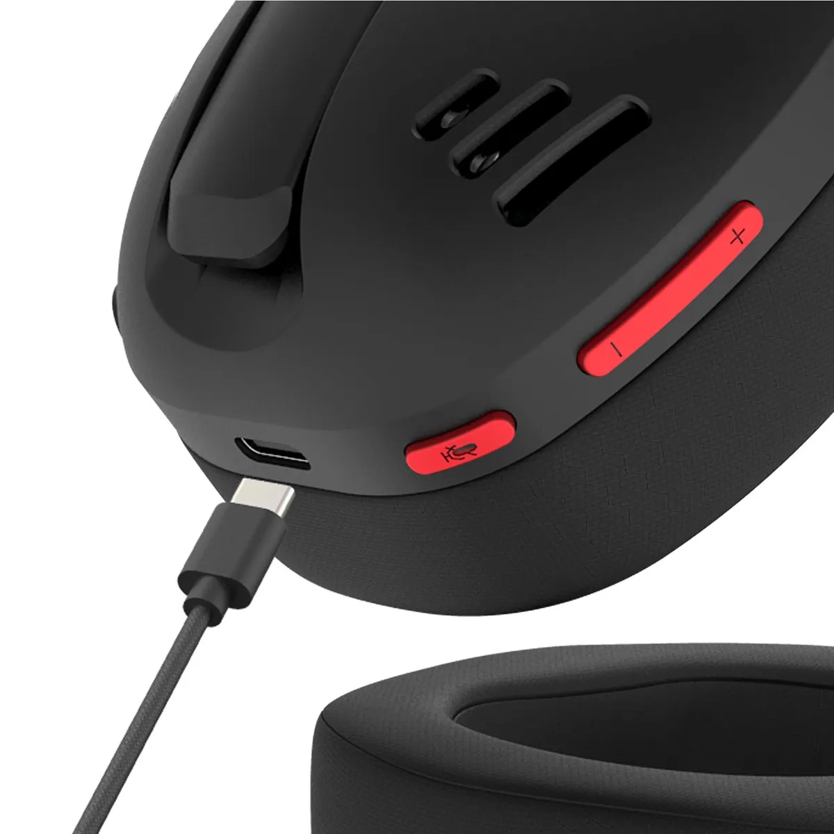 REDRAGON - Audifono Gamer Inalámbrico Bluetooth Redragon IRE H848G Over Ear Negro
