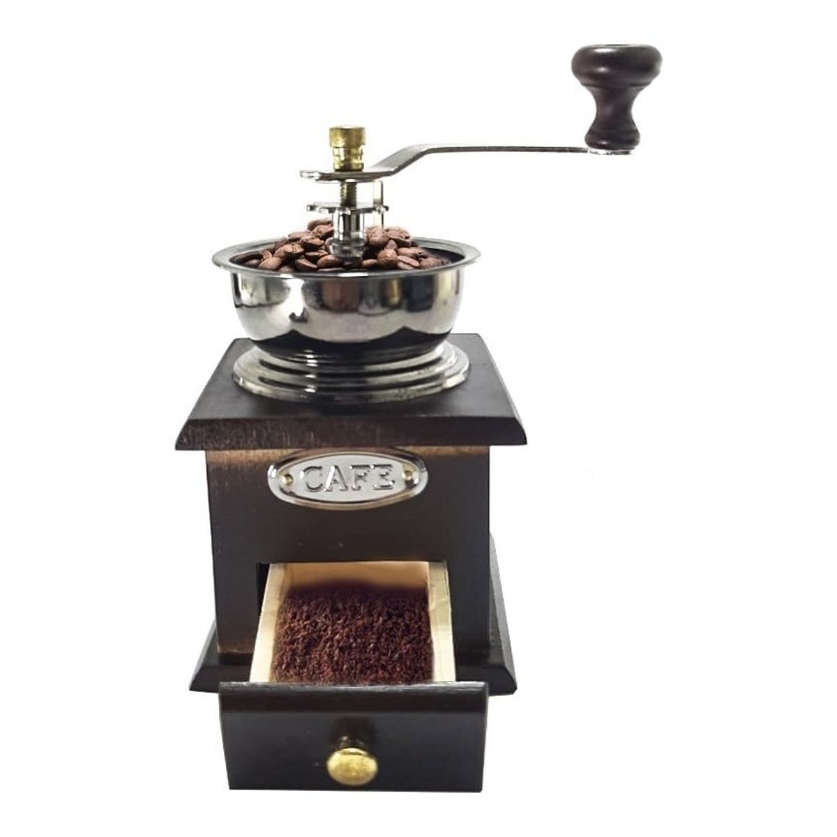 GENERICO - Molinillo Moledor De Granos De Café Y Semillas Manual.