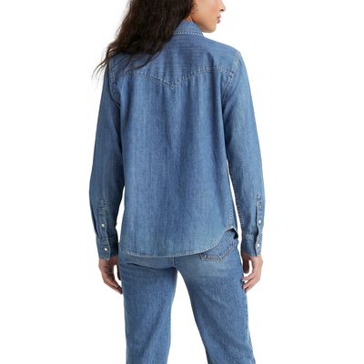 Imagen 2 del producto Camisa Mujer Iconic Western Azul