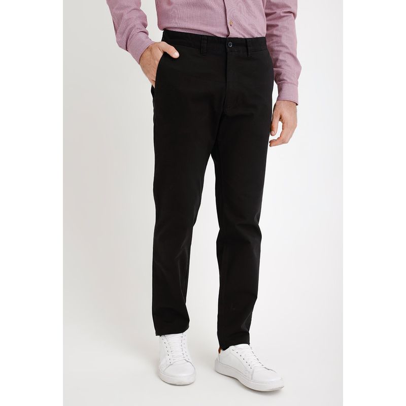 TRIAL - Pantalón hombre casual vinci negro
