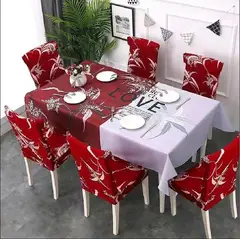 GENERICO - Set Mantel Decorativo + 6 fundas living hogar