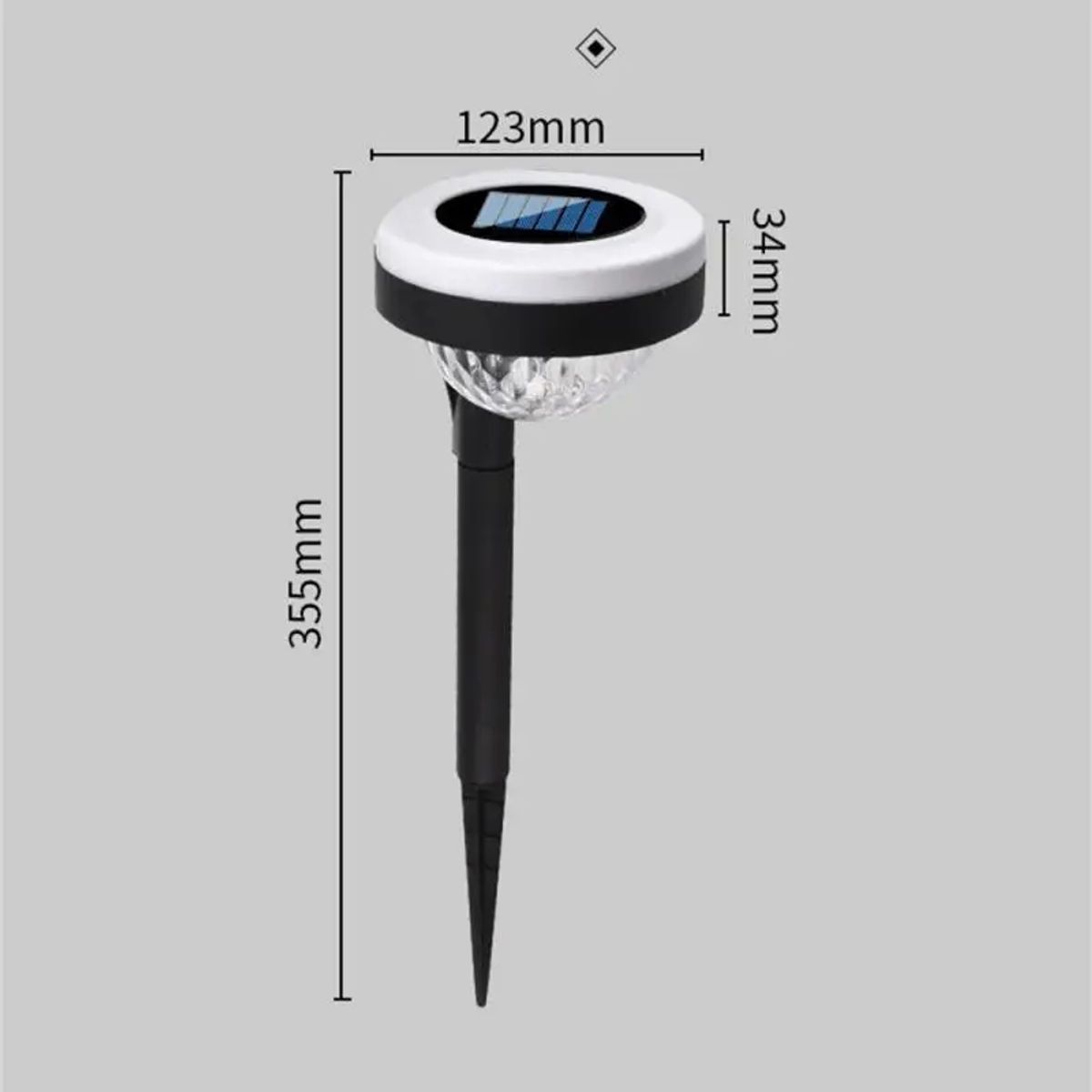 GENERICO - Foco Estaca Solar Led Para Jardin