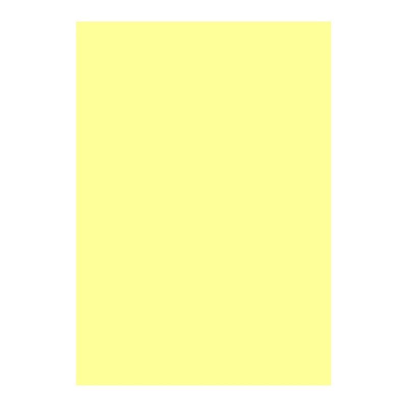 GENERICO - Cartulina Opalina Lisa Colores 50 Hojas 220grs A4 - Amarillo