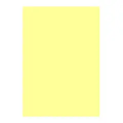 GENERICO - Cartulina Opalina Lisa Colores 50 Hojas 220grs A4 - Amarillo