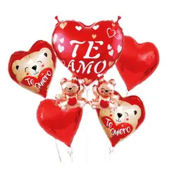 GENERICO - Set De Globos Para Helio Con 5 Globos 12 Unid.
