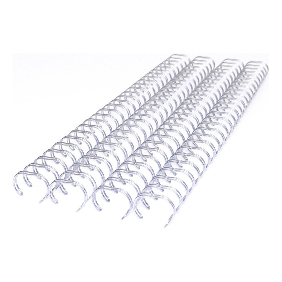 GENERICO - Anillo Metalico Doble Cero 3:1 12.7mm (1/2) 10 Unid. - Plateado