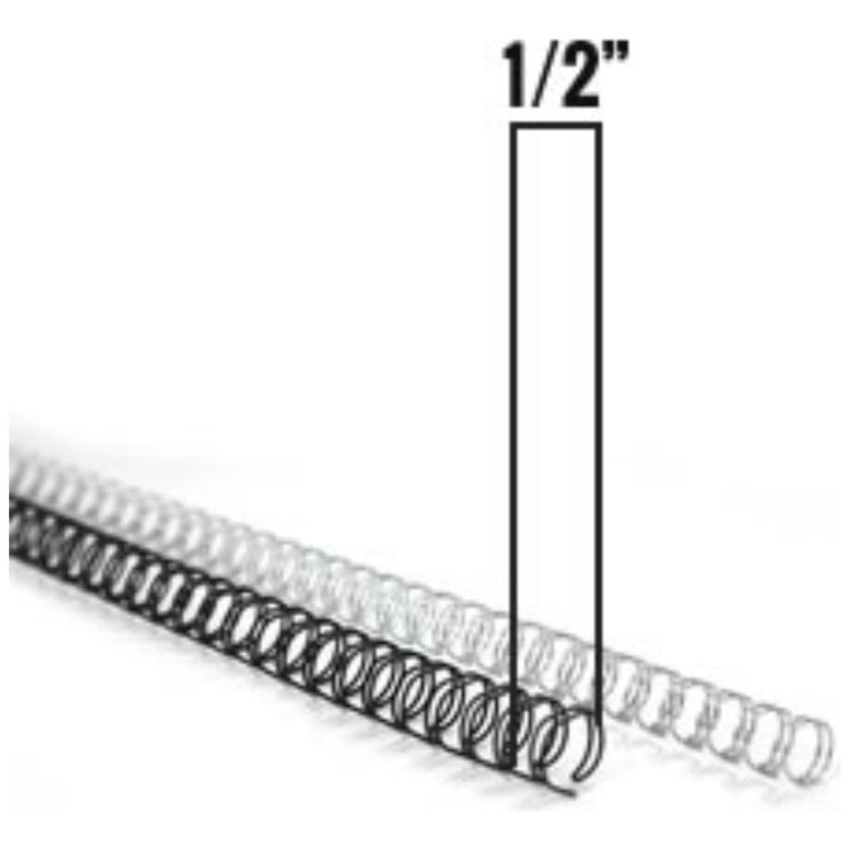 GENERICO - Anillo Metalico Doble Cero 3:1 12.7mm (1/2) 10 Unid. - Plateado