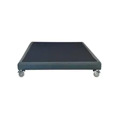 BLOCCARE - Base De Cama 1.5 Plazas Box 8 cm largo 190 cm con rueda pyton