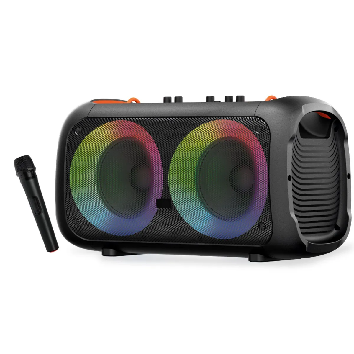 AUDIO PRO - Parlante Karaoke Bluetooth Con Control Bajos Rgb - SC