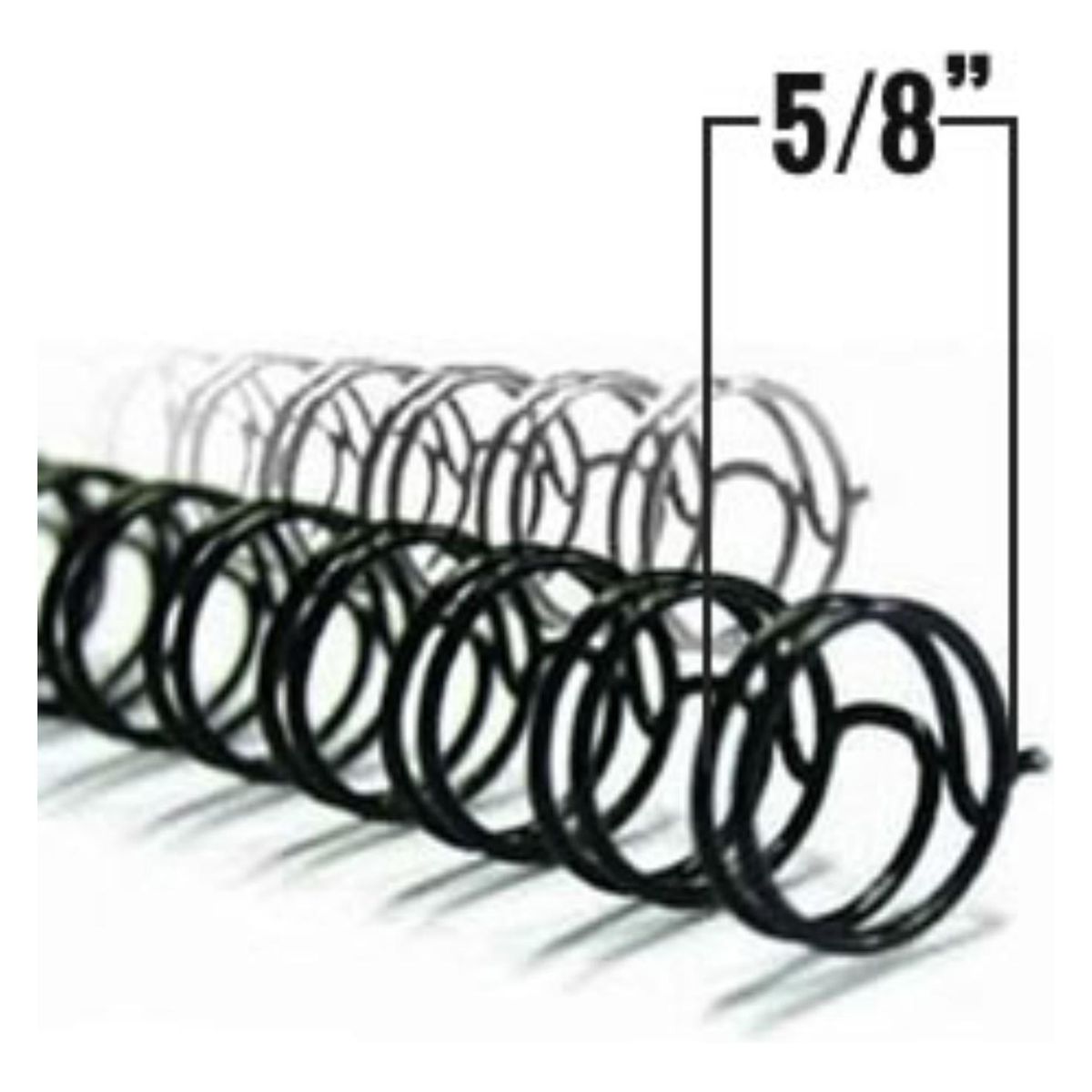 GENERICO - Anillo Metalico Doble Cero 2:1 16mm (5/8) 10 Unid. - Blanco